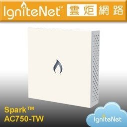 全新公司貨 IgniteNet Spark SP-AC750-3AF-WW雲端功能802.11ac企業級PoE無線分享器