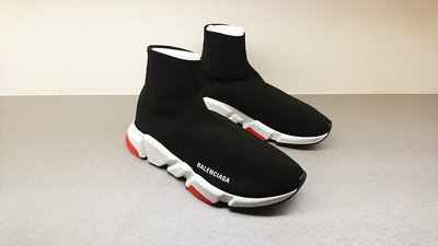 [全新真品代購] BALENCIAGA 黑紅 襪套鞋 / 休閒鞋 (Speed)
