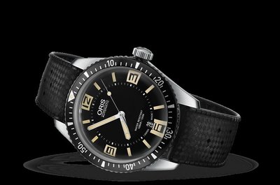 ORIS 豪利時 Divers Sixty-Five 1965復刻潛水機械錶-黑/40mm