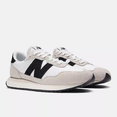 NEW BALANCE 237 MS237SF 白灰黑 復古 拼接 麂皮 N字鞋 男女鞋