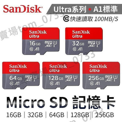 現貨：●高速記憶卡 SanDisk 256G 128G 64G監視器 行車記錄儀 MicroSD TF卡