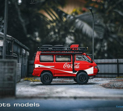 車模 仿真模型車Autobots Models Delica 得利卡3代 4x4越野改裝版 1:64 合金模