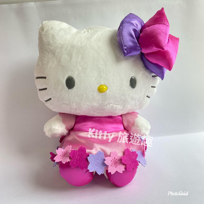 [Kitty 旅遊趣] Hello Kitty 絨毛娃娃 絨毛玩偶 凱蒂貓 櫻花 歐美版
