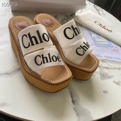 新店促銷 Chloe 2021夏新歐美增高厚底拖鞋女款網紅沙灘鞋外穿字母涼拖潮流一字拖