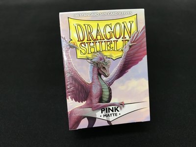 《集》龍盾 Dragon Shield Pink Matte 粉紅 卡套 魔法風雲會 100張入 65x90 mm 磨砂
