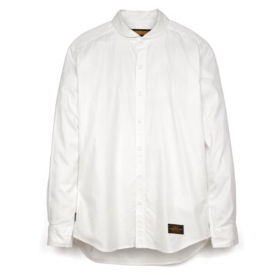 NEIGHBORHOOD Shawl. OX / C-Shirt. LS White 19SS 長袖 白襯衫 圓領