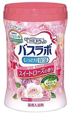 日本 白元 HERS 碳酸溫泉入浴劑 680g~甜蜜玫瑰✿