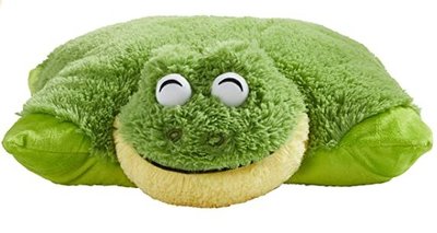 13929A 歐洲進口 可愛青蛙娃娃絨毛枕頭 青蛙造型靠枕抱枕柔軟毛絨動物玩偶娃娃居家擺飾旅行枕禮物