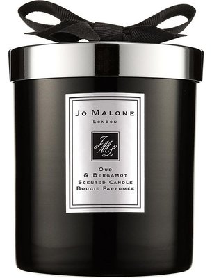 ［小珊瑚］英國專櫃購入 Jo Malone 烏木與佛手柑香氛工藝蠟燭 香氛蠟燭 黑瓶 200g 200 g