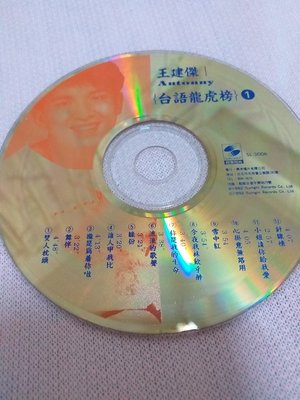 [魔碟]王建傑 台語龍虎榜1---金版CD片