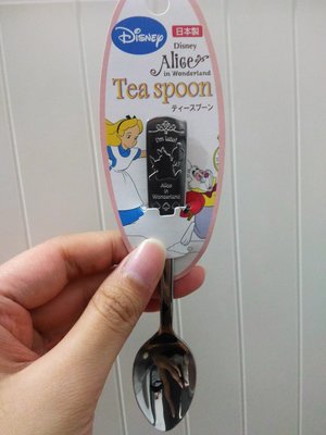 【cheerio】日本雜貨/愛麗絲夢遊仙境 /下午茶餐具組 / 不銹鋼湯匙