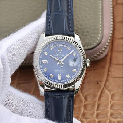 直購#ROLEX 勞力士 Day-Date系列 全自動機械 直徑：36MM 皮帶錶 機械錶 精品腕錶