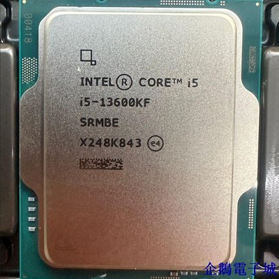 溜溜雜貨檔【】13代 處理器intel 英特爾 i5-13600kf CPU散片全新正式版
