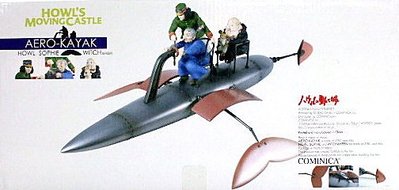 日本正版 cominica 宮崎駿 吉卜力 霍爾的移動城堡 飛行艇 模型 公仔 日本代購