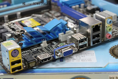 電腦零件華碩P7H55-M全固態電容1156針主板支持I3 I5 I7雙核四核DDR3內存筆電配件