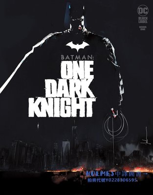 中譯圖書→美漫期刊DC黑標 蝙蝠俠哥譚一夜 Jock Batman One Dark Knight #1