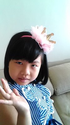 ZF BOX韓國 立體造型 可愛 兒童髮箍 蕾絲皇冠髮箍 婚紗造型髮箍 髮帶 頭花 寶寶雪紡皇冠髮箍