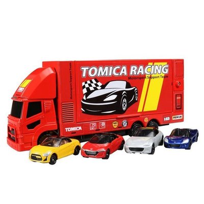 [Child's shop]  TOMICA小汽車組 賽車運輸車_ TM88347