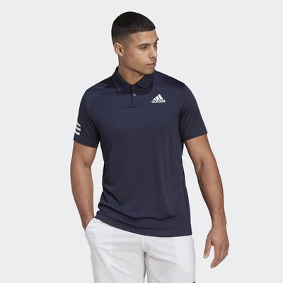 南🔥2022 8月 ADIDAS 3-STRIPES POLO 短袖上衣 運動 網球 吸濕排汗 男 深藍 H34701