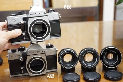 【售】德製Praktica MTL50  M42相機+Pentacon MC 50mm F1.8 &amp; 東蔡 50m