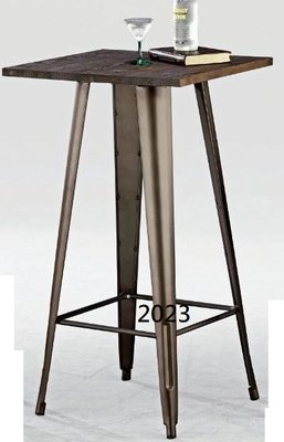 最信用的網拍~高上{全新}锈色老榆木板面吧台桌(373/1)高腳桌/櫃台桌~~另有椅子~~2023