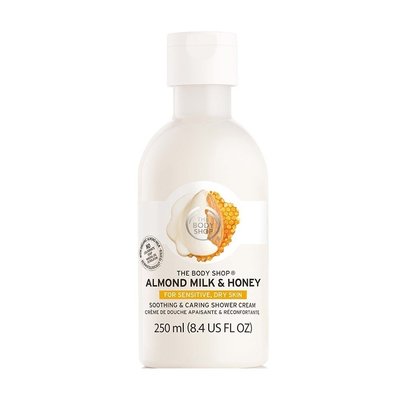 The Body Shop 杏奶花蜜滋養沐浴乳-250ML