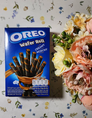 【OREO】奧利奧捲心酥-巧克力口味54g即期品(效期:2024/05/18)市價39元特價15元