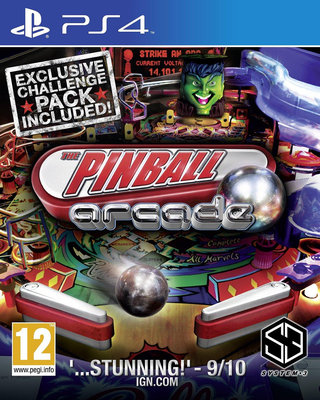 全新未拆 PS4 街機瘋狂彈珠台合輯(22種彈珠檯+獨家挑戰包) -英文版- Pinball Arcade