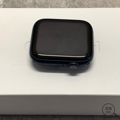 『澄橘』Apple Watch 6 44mm GPS 藍鋁框配藍運動錶帶 A2292 《歡迎折抵》A66896