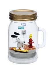 日版 Re-ment 史奴比 & 胡士托/糊塗塌客SNOOPY&WOODSTOCK 瓶中造景假期 Terrarium On Vacation 盒玩 單售滑板