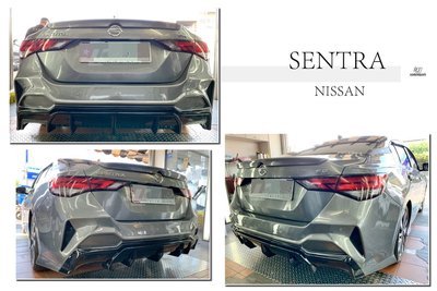 傑暘國際-全新 NISSAN SENTRA B18 20 21 年 升級 GTR 後大包 後保桿 含烤漆 不含尾管