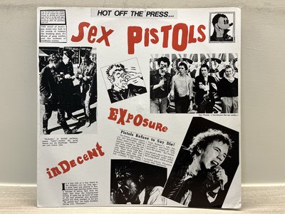 晨雨黑膠【西洋】英版,bootlegs白標,1979版,Sex Pistols–Indecent Exposure