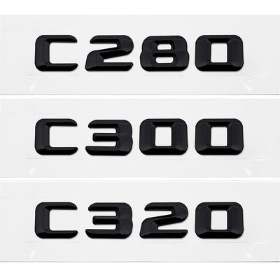 熱銷 賓士Benz C250 C260 C300 C320 C350 C400 C500 C550金屬字母數字車貼排量標字標滿 可開發票