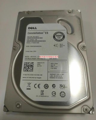 DELL R710 T420 T610 伺服器硬盤 500G SAS 7.2K 3.5 ST3500414SS