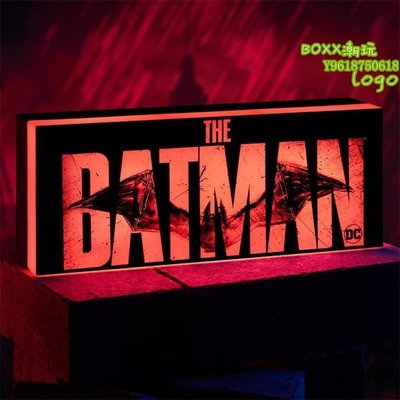 BOxx潮玩~預定 Paladone原廠影視周邊 DC 蝙蝠俠 主題Logo 夜燈 Batman