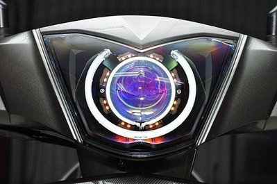 KYMCO G6 遠近魚眼HID大燈模組改裝 PVC 光圈 LED 天使眼 惡魔眼 魚眼內外光圈 電鍍飾圈 40瓦