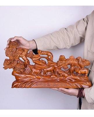 【熱賣精選】花梨木雕十二生肖擺件紅木工藝品生肖動物家居收藏送禮商務禮品