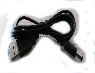 USB轉DC5.5*2.1mm DC5.5電源線 USB對DC5.5直流線數據線 銅芯1.2M