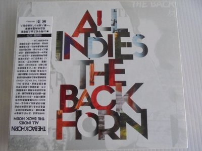 爆轟樂團 THE BACK HORN--ALL INDIES THE BACK HORN**全新**CD