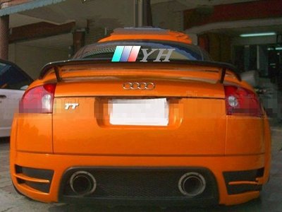 熱銷 汽車配件 適用于碳纖維奧迪1999-2006年TT 8N R款GT汽車改裝件尾翼