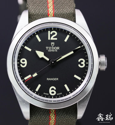 【鑫瑞鐘錶】Tudor 帝舵 Ranger 79950 織布帶款 不鏽鋼 自製機芯 39mm 未使用品