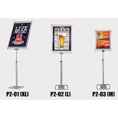 不鏽鋼  多功能告示牌🍉 P2-02 大 標示牌 廣告架 展示架 宣傳海報架 雙面海報架 立地型展示牌 指示牌