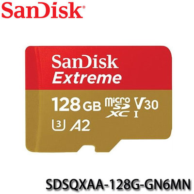 【MR3C】含稅公司貨 SanDisk Extreme Micro SD SDXC 128GB 190MB/s 記憶卡
