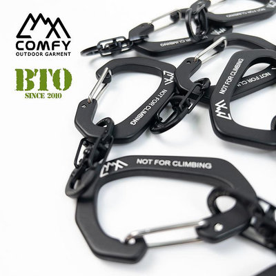 [BTO]日本【comfy outdoor garment】模組化配件 登山扣造型吊環