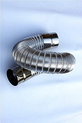熱水器伸縮排氣管可彎曲拉長囪管道60/70/80不銹鋼接頭