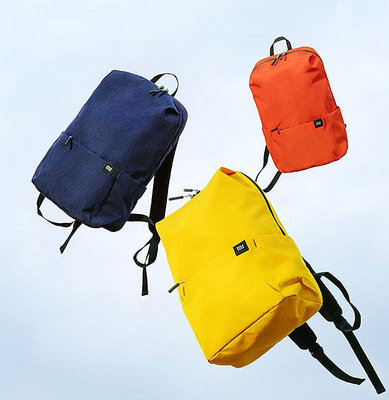 新款推薦 XIAOMI 小米學校背包防水有很多顏色選擇時尚設計 7L 10L 15L 20L