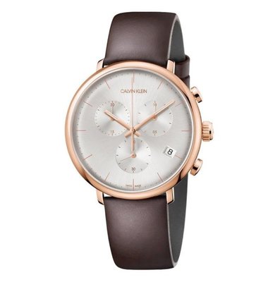 Calvin Klein 時代印記系列都會時尚計時腕錶/K8M276G6/43MM