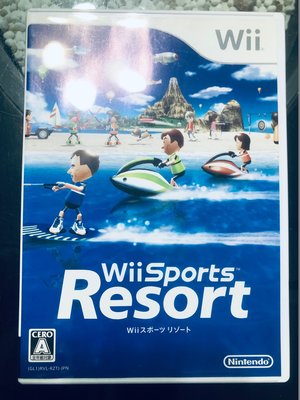 正版任天堂現貨土城可面交現貨Wii Sports Resort 渡假勝地 WII U 主機適用 (二手片-光碟約9成新)