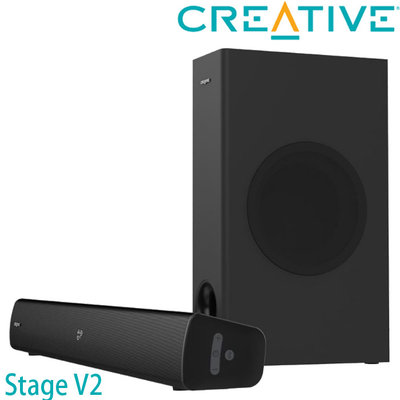 【MR3C】含稅免運 公司貨 CREATIVE 創新未來 Stage V2 家庭劇院 桌上型 喇叭 音響