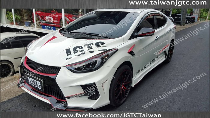 Jgtc Elantra X包 Ex版 前保桿 後保桿 塑膠材質 全配件 空力套件 公司貨 側裙 Yahoo奇摩拍賣